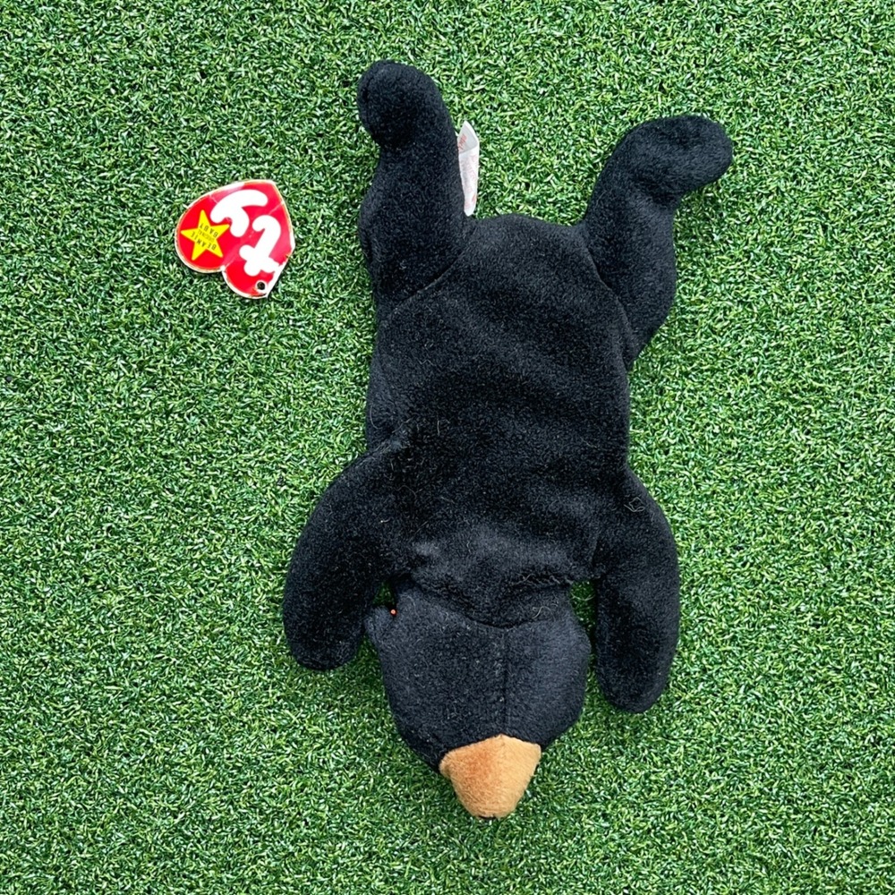Ty Beanie Baby Blackie Bear Plush Stuffed‎ Animal Toy Collectible 1996